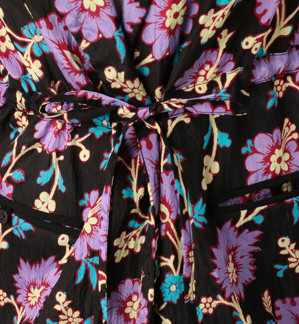 SOULEIADO「レーヨンプリント ショールカラージャケット」|その他|