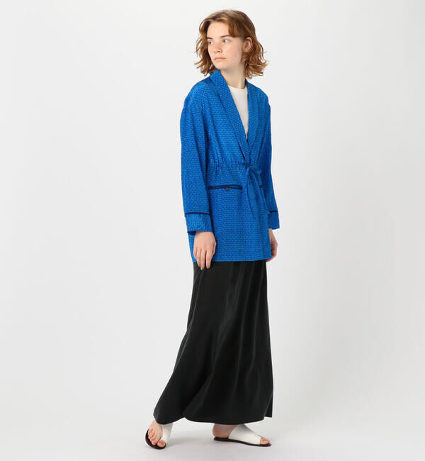 SOULEIADO「レーヨンプリント ショールカラージャケット」|その他|