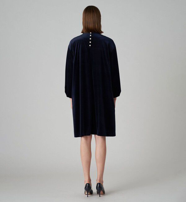 ストレッチベロア ボリュームスリーブワンピース（Ballsey）｜ルミネの