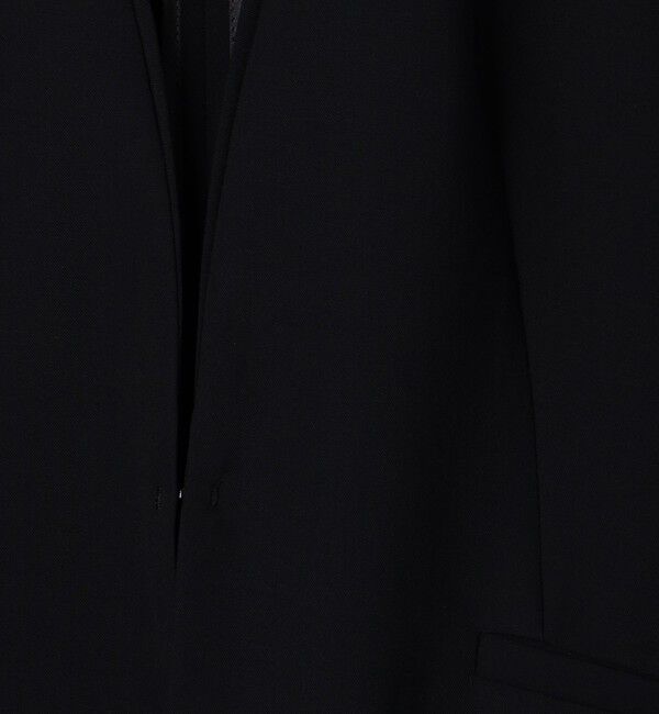 Ballsey「コンフォートストレッチツイル ノーカラージャケット」|ノーカラージャケット|