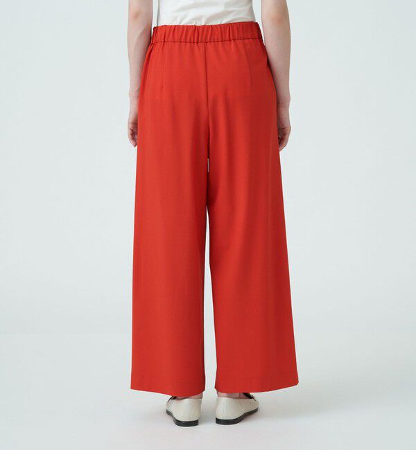 MACPHEE「ウールポリエステルストレッチ ワイドクロップドパンツ」|その他|