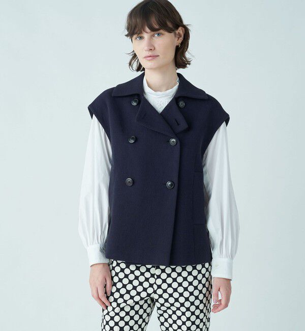 TOMORROWLAND collection「バスケットクロス ピージレ」|ベスト・ジレ|