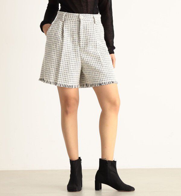 Edition「ツイードハーフパンツ」|キュロット|