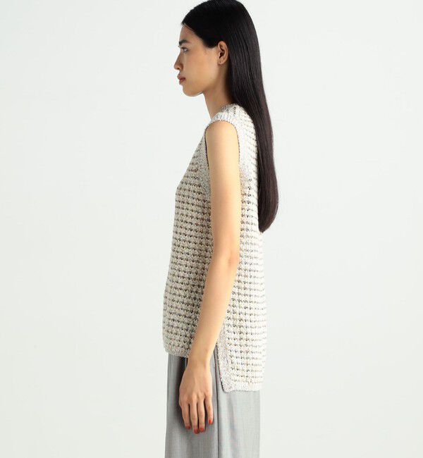 BACCA「ネップツイード ベスト」|ニット・セーター|