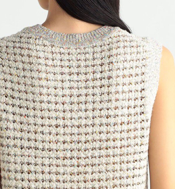 BACCA「ネップツイード ベスト」|ニット・セーター|