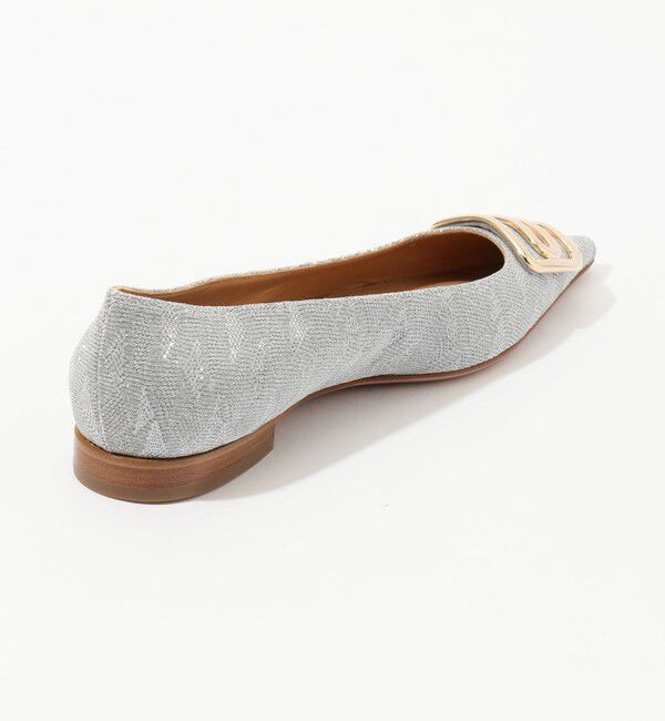 TOMORROWLAND GOODS「PELLICO メタリックフラットパンプス 」|パンプス|