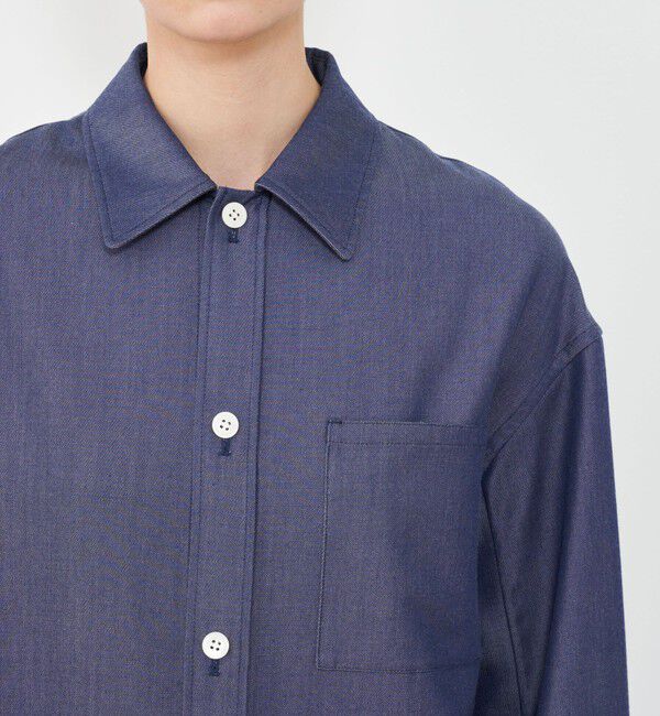 GALERIE VIE「ライトデニム シャツジャケット」|デニムジャケット|