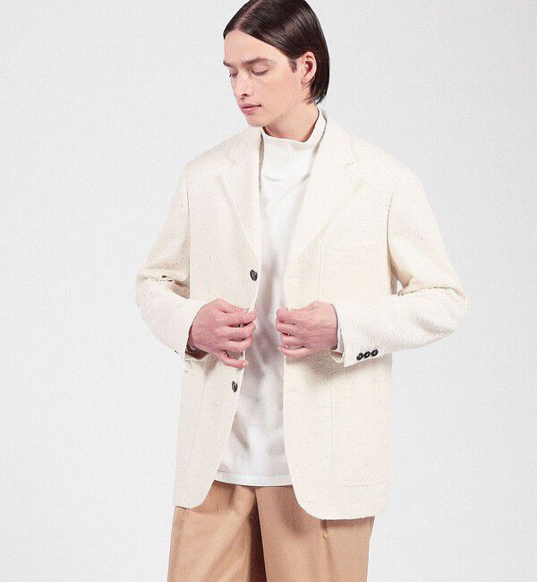 CABaN「CABaN スプリングツイード 3ポケットテーラードジャケット」|テーラードジャケット|