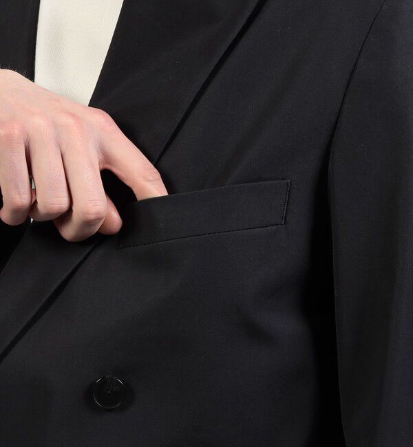 TOMORROWLAND MENS「コットントロピカル ダブルブレステッド4Bジャケット」|テーラードジャケット|