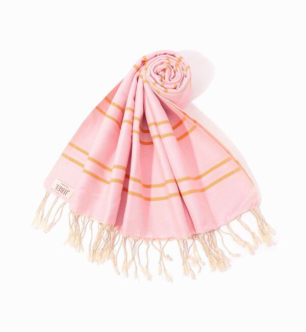 TOMORROWLAND GOODS「JIBEL L'ABRICOT フータタオル」|タオル|34 ピンク系