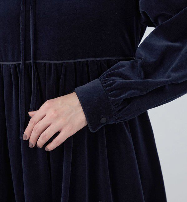 TOMORROWLAND collection「キャラメルヴェルト ギャザーロングワンピース」|ワンピース|