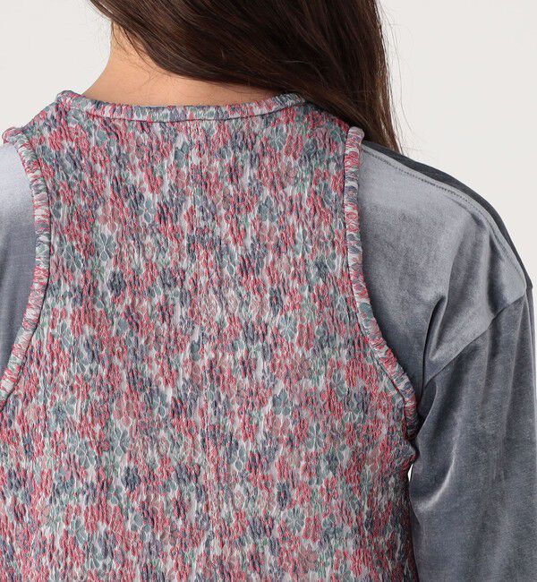 BACCA「フラワージャガード ストレッチワンピース」|ワンピース|