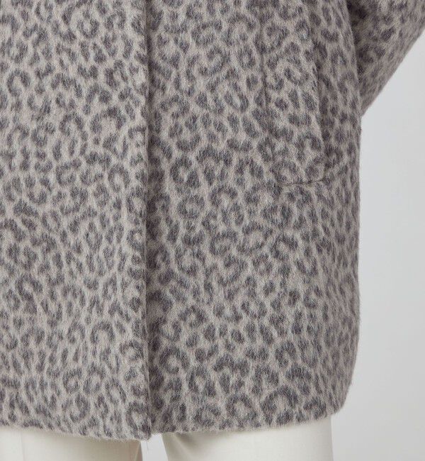 TOMORROWLAND collection「アニマルシャギー ノーカラーコクーンコート」|ノーカラーコート|