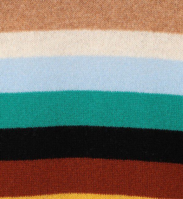 TOMORROWLAND MENS「TOMORROWLAND tricot  カシミヤ マルチボーダーニット」|ニット・セーター|