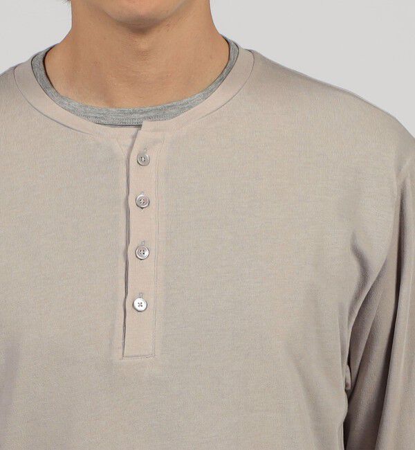 TOMORROWLAND MENS「ストレッチ天竺 レイヤードカットソー」|Tシャツ・カットソー|