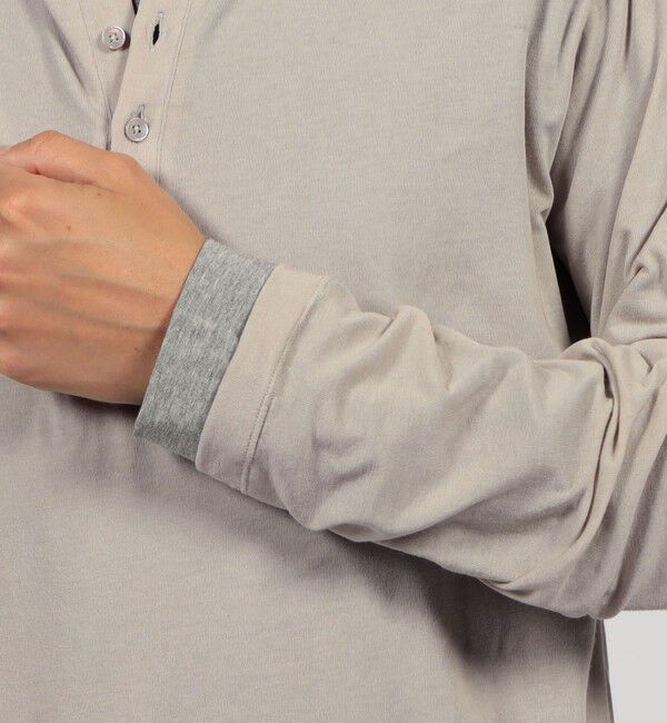 TOMORROWLAND MENS「ストレッチ天竺 レイヤードカットソー」|Tシャツ・カットソー|