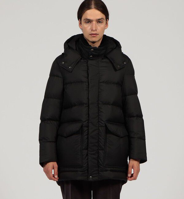 TOMORROWLAND MENS「【別注】EMMETI ナイロン フーデットダウンコート」|ブルゾン・スタジャン|