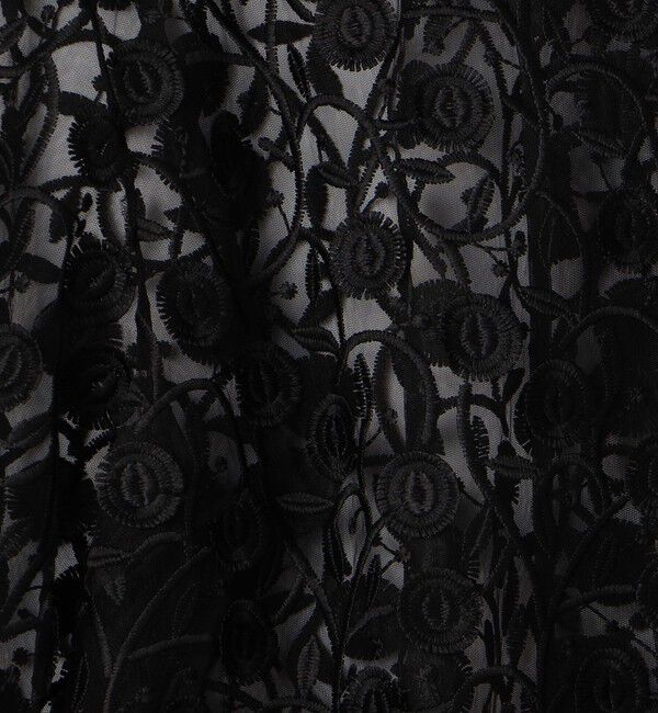 MACPHEE「メッシュエンブロイダリー オープンカラーシャツ」|シャツ・ブラウス|