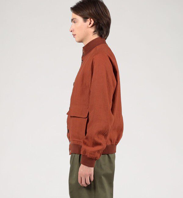 TOMORROWLAND MENS「【別注】VALSTAR リネン ドライビングブルゾン Valstarino」|ブルゾン・スタジャン|