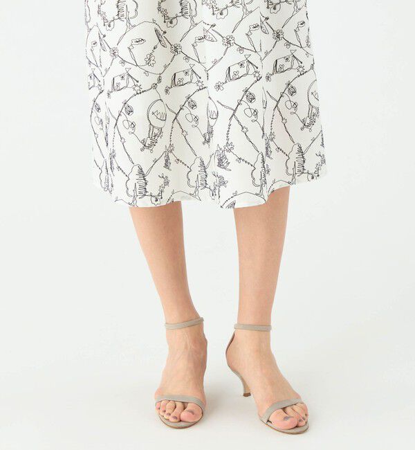 TOMORROWLAND collection「バルーンエンブロイダリー スタンドカラーワンピース」|ワンピース|