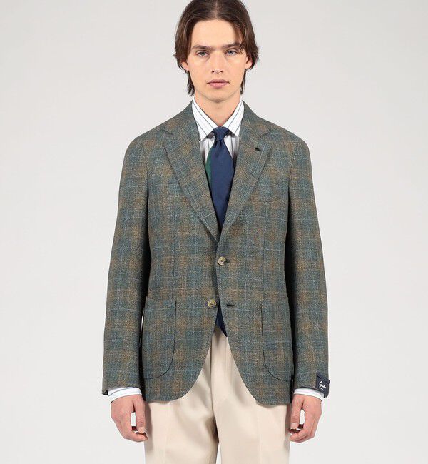 TOMORROWLAND BUYING WEAR「GABO ウールリネン シングルブレステッド2Bジャケット」|テーラードジャケット|