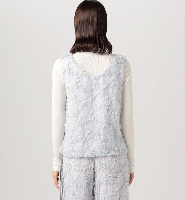 DES PRES「ブルームエンブロイダリー スリーブレスブラウス」|シャツ・ブラウス|