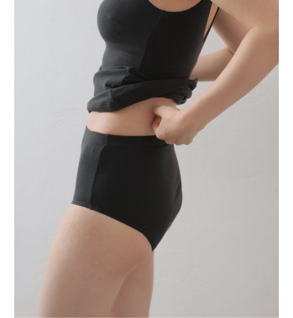 EMILYWEEK「【RESET】オーガニックコットン混 吸水ショーツ（グレー、グリーン）」|インナー|