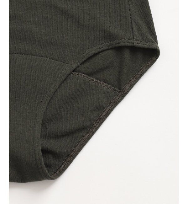 EMILYWEEK「【RESET】オーガニックコットン混 吸水ショーツ（グレー、グリーン）」|インナー|