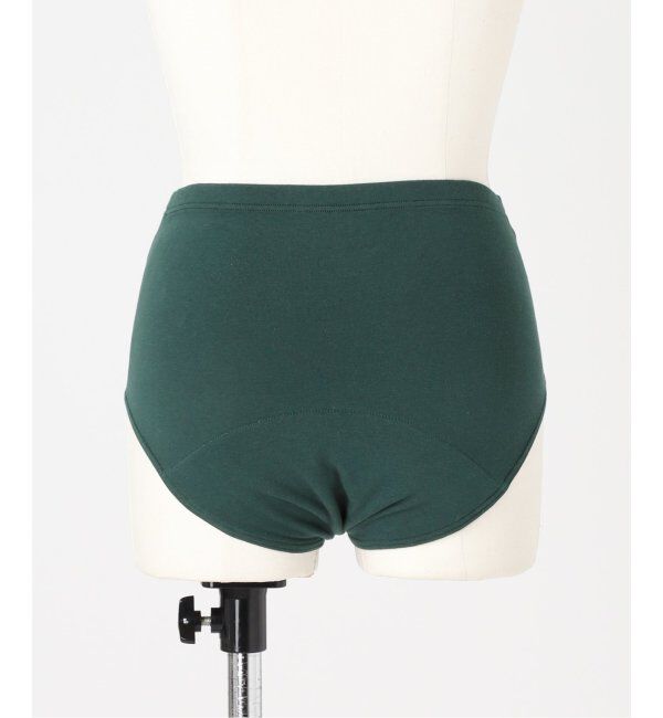 EMILYWEEK「【RESET】オーガニックコットン混 吸水ショーツ（グレー、グリーン）」|インナー|