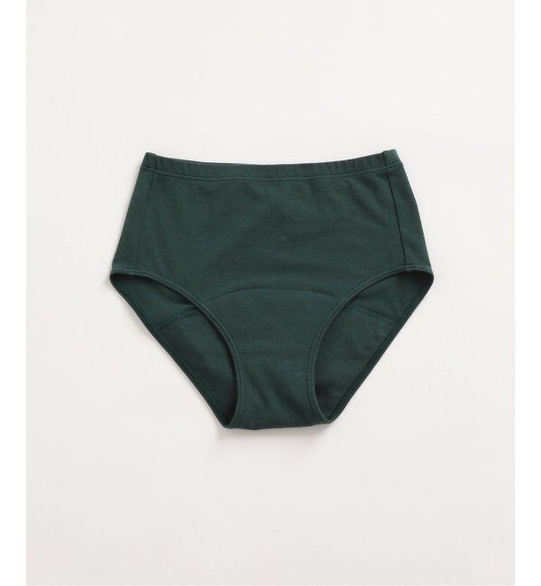 EMILYWEEK「【RESET】オーガニックコットン混 吸水ショーツ（グレー、グリーン）」|インナー|