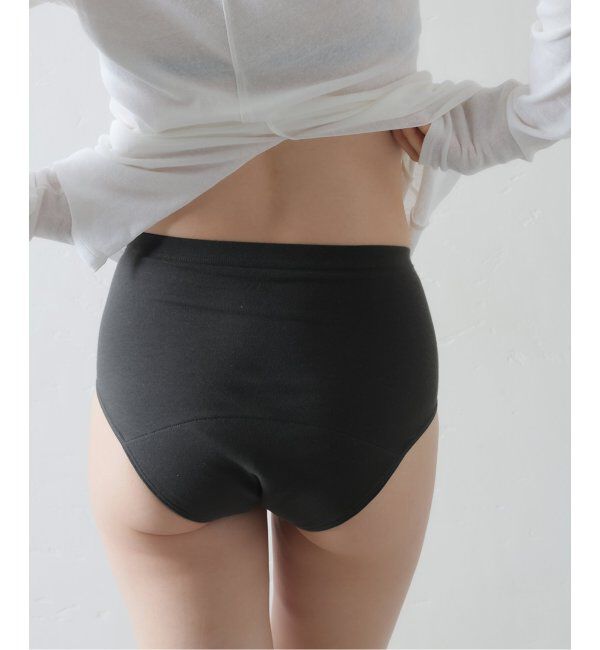 EMILYWEEK「【RESET】オーガニックコットン混 吸水ショーツ（グレー、グリーン）」|インナー|