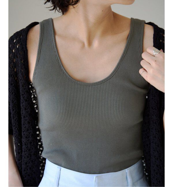 EMILYWEEK「【EMILY WEEK &times; IENA】コットンシルク リブタンクトップ」|インナー|