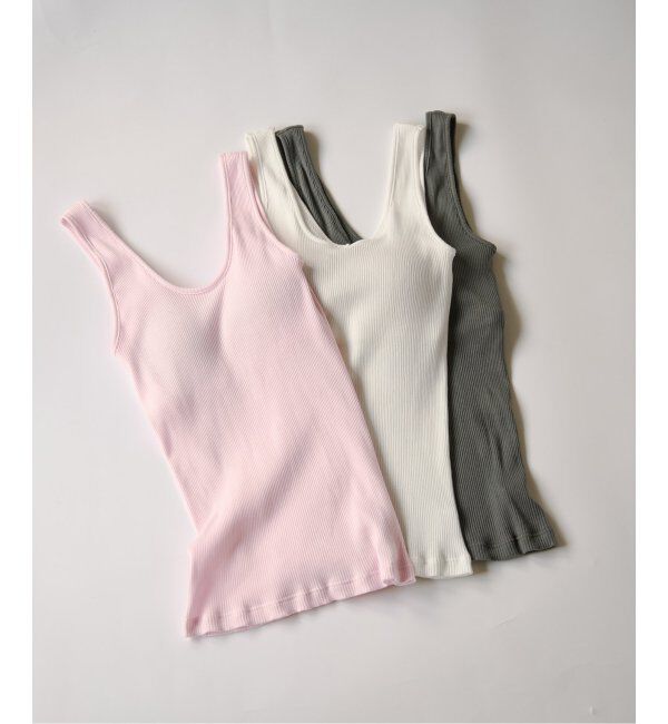 EMILYWEEK「【EMILY WEEK &times; IENA】コットンシルク リブタンクトップ」|インナー|