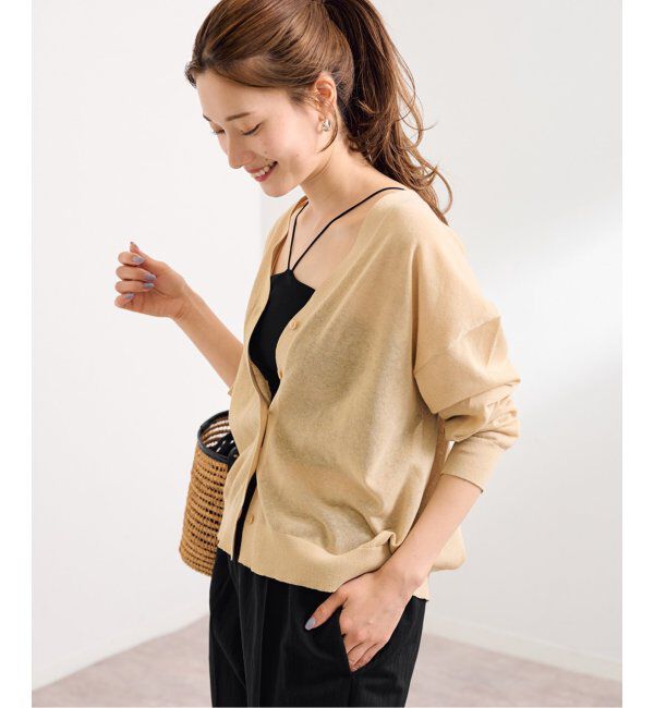 EMILYWEEK「EMILY WEEK&times;FRAMeWORK Vラインクロップドブラキャミソール」|インナー|