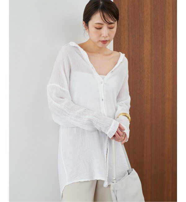 Plage「《追加》LES ATELIERS FRANCAIS DE CONFECTION 別注 OVER シャツ」|シャツ・ブラウス|ホワイト