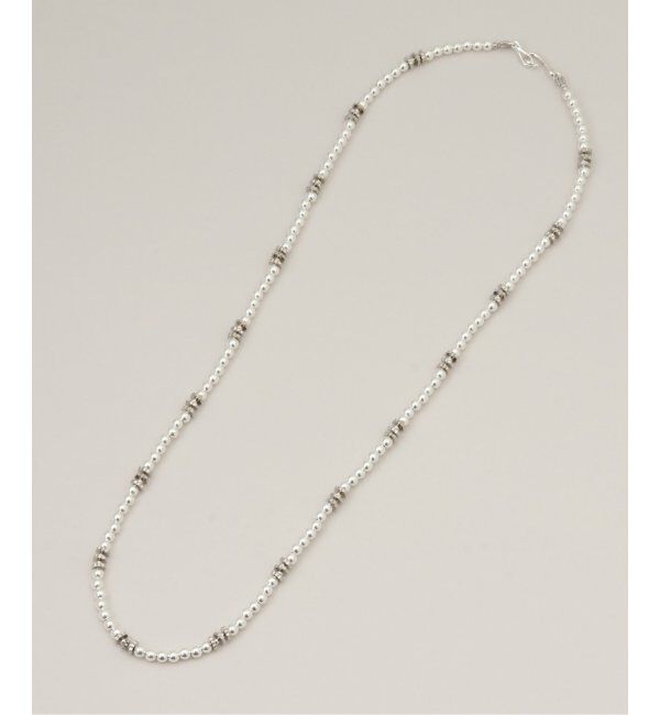 SLOBE IENA「SLOBE ランダムメタルビーズネックレス」|ネックレス|