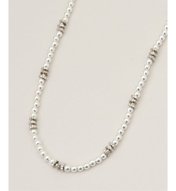 SLOBE IENA「SLOBE ランダムメタルビーズネックレス」|ネックレス|