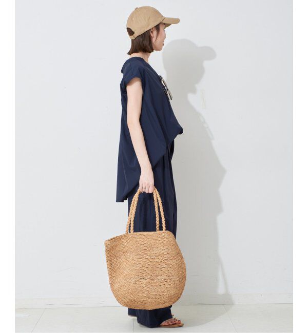 SLOBE IENA「《2枚セット/防しわ性/撥水/接触冷感//追加》ナイロンブラウス&times;パンツセット」|シャツ・ブラウス|