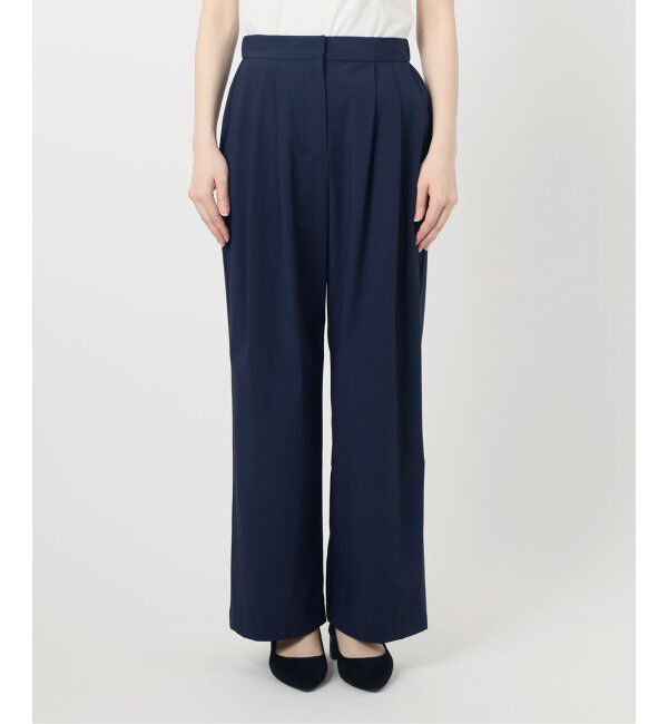 SLOBE IENA「《2枚セット/防しわ性/撥水/接触冷感//追加》ナイロンブラウス&times;パンツセット」|シャツ・ブラウス|