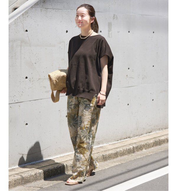 IENA「《WEB限定/追加5》 コットンストレッチ NEOワイドクループルオーバー」|ニット・セーター|