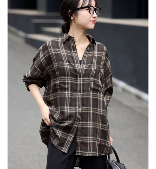 ビエラチェックルーズシャツ（SLOBE IENA）｜ルミネのファッション通販
