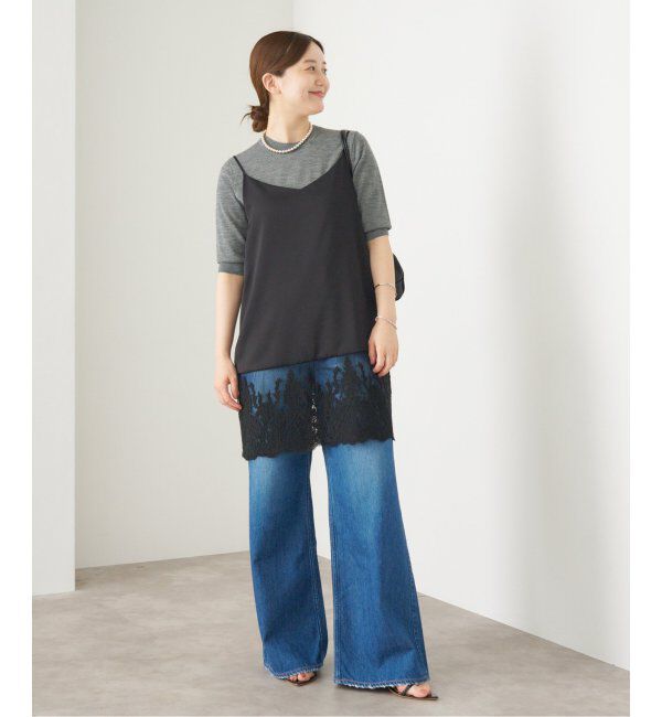 Satinレース キャミソールワンピース（IENA）｜ルミネのファッション