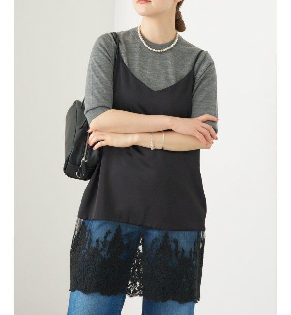 Satinレース キャミソールワンピース（IENA）｜ルミネのファッション