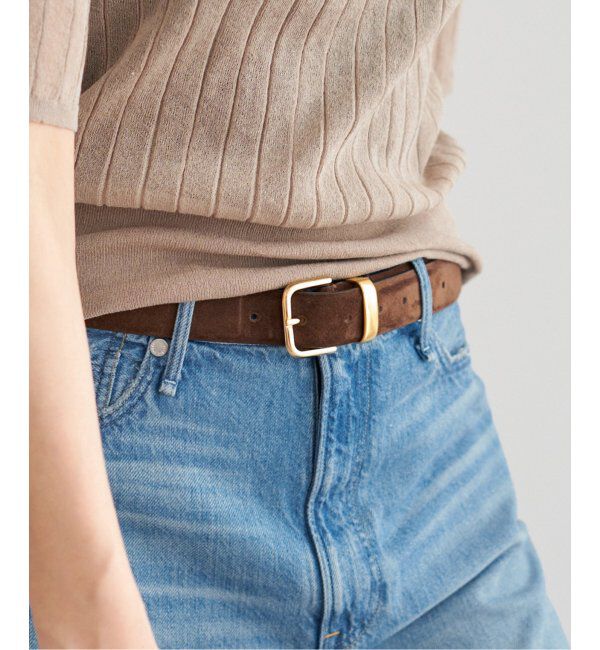 IENA「MANUELA/マヌエラ 30mm LEATHER BELT」|ベルト|