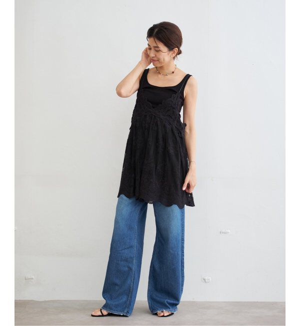 IENA「アンティークチュールバテンキャミ」|シャツ・ブラウス|