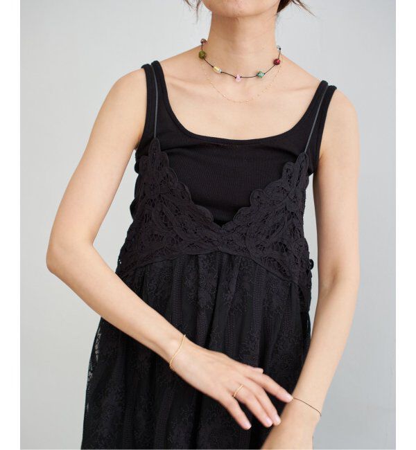 IENA「アンティークチュールバテンキャミ」|シャツ・ブラウス|