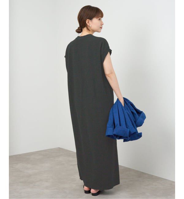 IENA「《追加》BLACK ポケットTドレス」|ワンピース|