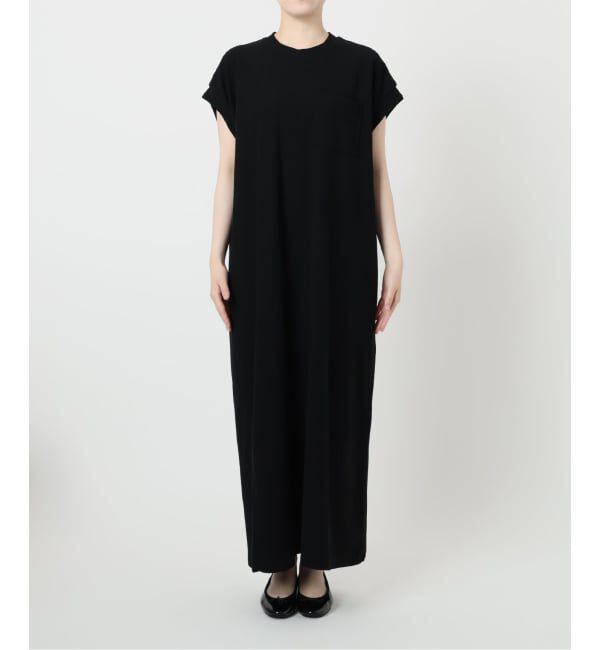 IENA「《追加》BLACK ポケットTドレス」|ワンピース|