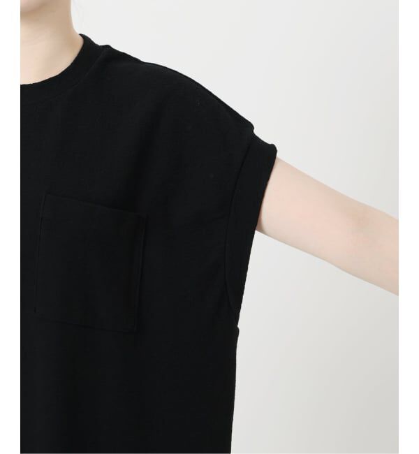 IENA「《追加》BLACK ポケットTドレス」|ワンピース|