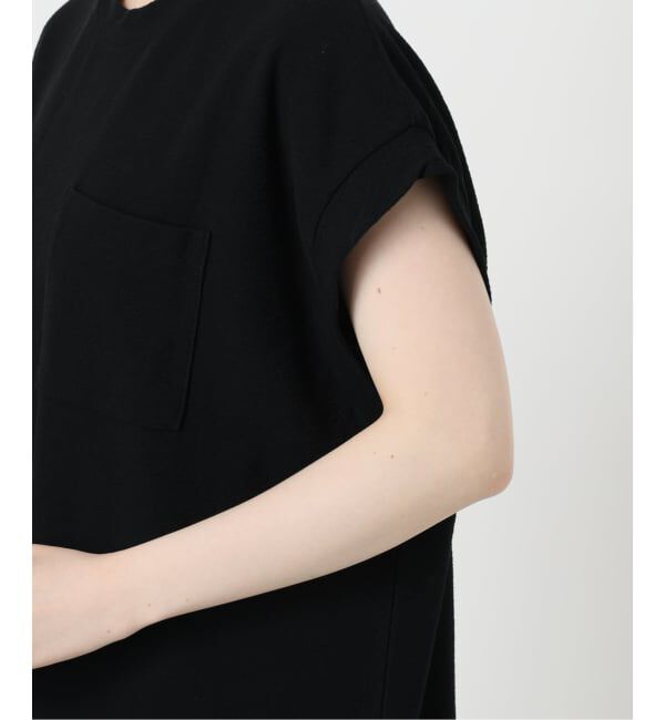 IENA「《追加》BLACK ポケットTドレス」|ワンピース|